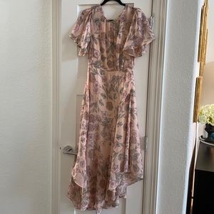Astr the label blush floral dress